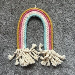 Pillowfort rainbow macrame